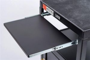 Pullout Keyboard Tray Add-On for AVJ & UCMT Metal Carts