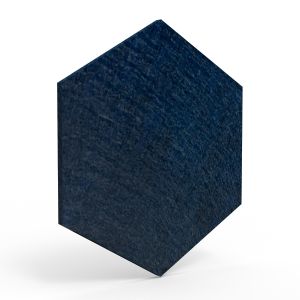 RECLAIM® Stick-On Decorative Acoustic Panels - Midnight Blue 6-Pack