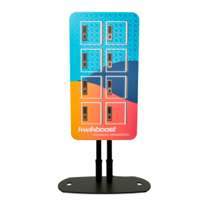 KwikBoost® Custom Branded Phone Charging Locker with Floorstand