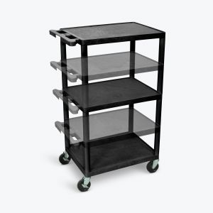 Multi-Height AV Cart - Three Shelves