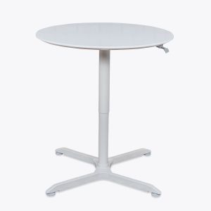 Pneumatic Height Adjustable Round Café Table