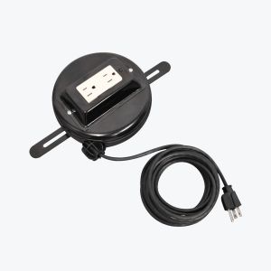 20' Retractable Power Cord - Two-Outlet